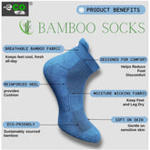 4_Pair Set Unisex Casual Cotton Printed Ankle Length Socks (Multicolor)